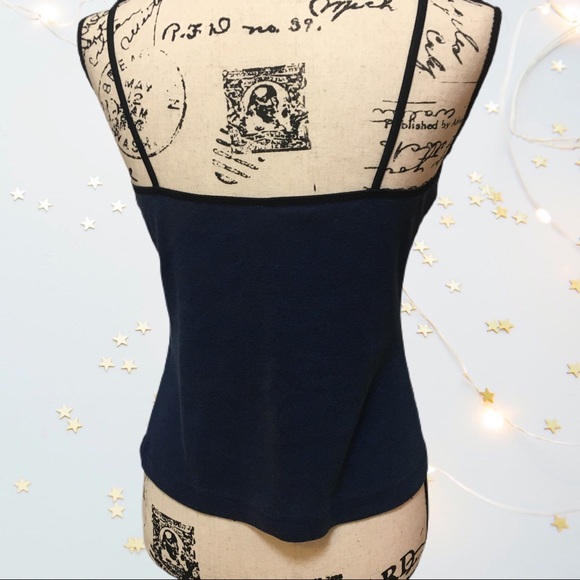 Navy blue Joe Boxer spaghetti strap top - Picture 7 of 9